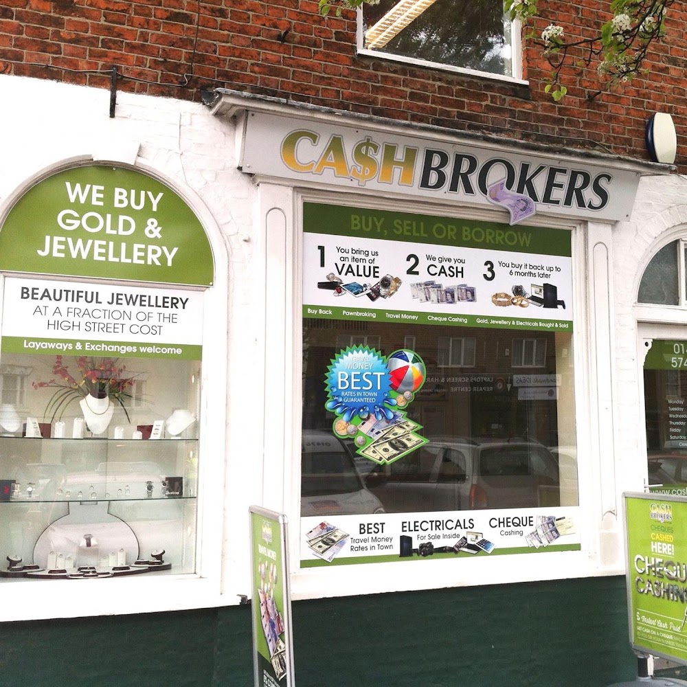Cashbrokers Grantham — recent pawn shop photo in Grantham NG31 6LA, England (Google Business Profile)