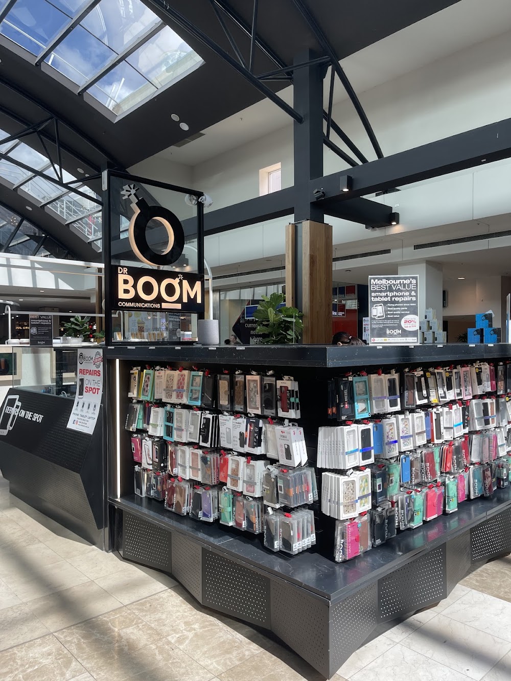 Dr Boom Communications Westfield Doncaster — recent mobile phone repair shop photo in Doncaster VIC 3108, VIC (Google Business Profile)
