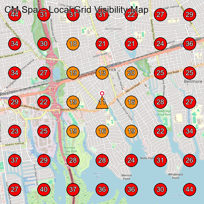 CM Spa GeoGrid visibility map for Spa in None
