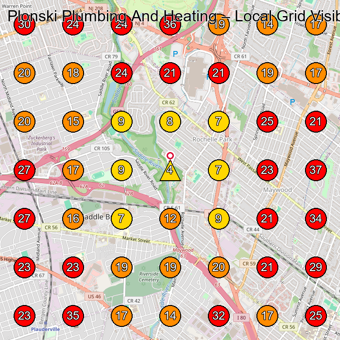 Plonski Plumbing And Heating GeoGrid visibility map for Fontanero in None