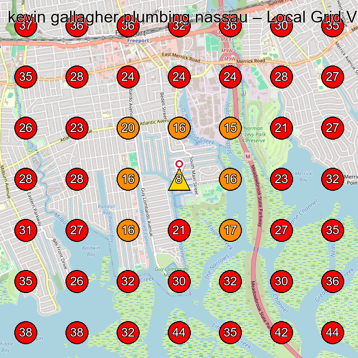 kevin gallagher plumbing nassau GeoGrid visibility map for Plumber in Freeport