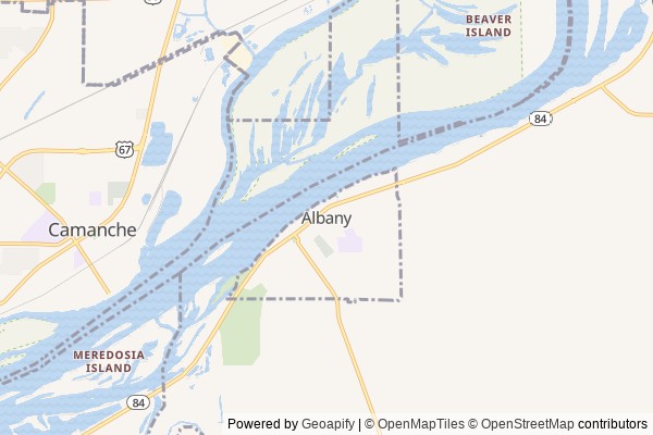 Albany digital marketing agency - Local SEO in Albany IL - GeoGrid map of Albany NY visibility
