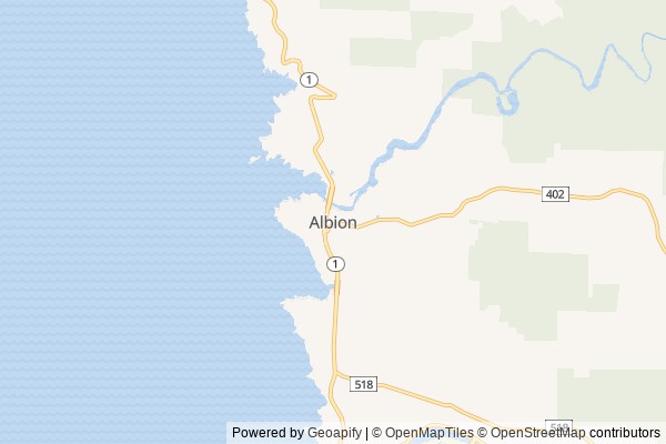 Albion digital marketing agency - Local SEO in Albion CA - GeoGrid map of Albion NY visibility