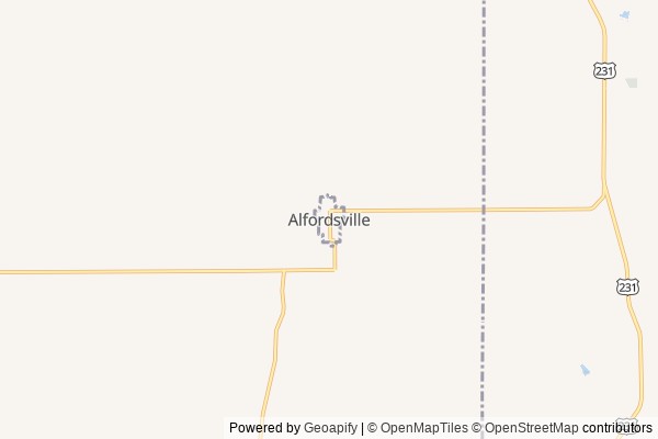 Alfordsville digital marketing agency - Local SEO in Alfordsville IN - GeoGrid map of Alfordsville NY visibility