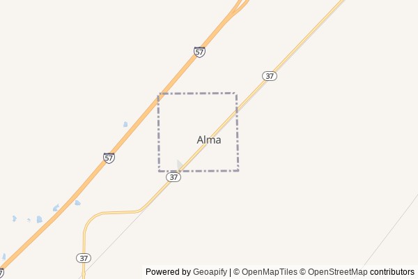 Alma digital marketing agency - Local SEO in Alma IL - GeoGrid map of Alma NY visibility