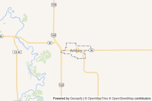 Amboy digital marketing agency - Local SEO in Amboy MN - GeoGrid map of Amboy NY visibility