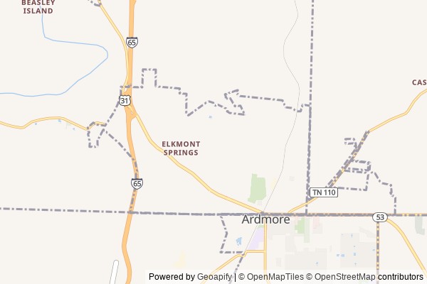 Ardmore digital marketing agency - Local SEO in Ardmore TN - GeoGrid map of Ardmore NY visibility