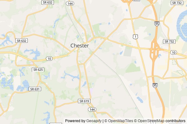 Chester digital marketing agency - Local SEO in Chester VA - GeoGrid map of Chester NY visibility