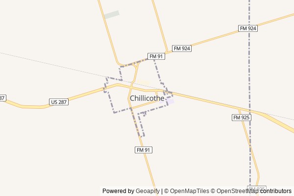 Chillicothe digital marketing agency - Local SEO in Chillicothe TX - GeoGrid map of Chillicothe NY visibility