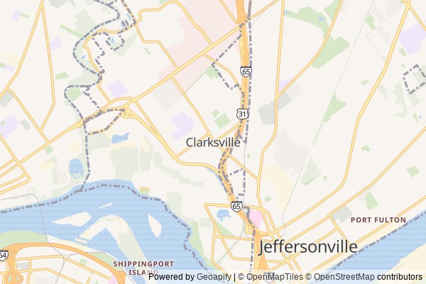 Clarksville digital marketing agency - Local SEO in Clarksville IN - GeoGrid map of Clarksville NY visibility