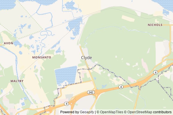 Clyde digital marketing agency - Local SEO in Clyde CA - GeoGrid map of Clyde NY visibility