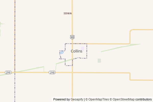 Collins digital marketing agency - Local SEO in Collins IA - GeoGrid map of Collins NY visibility