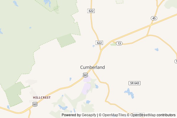 Cumberland digital marketing agency - Local SEO in Cumberland VA - GeoGrid map of Cumberland NY visibility