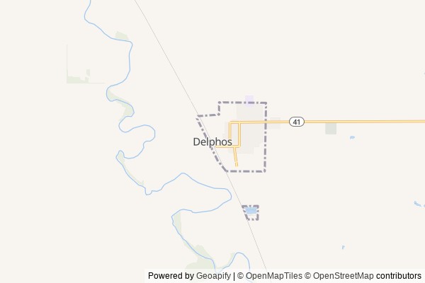 Delphos digital marketing agency - Local SEO in Delphos KS - GeoGrid map of Delphos NY visibility