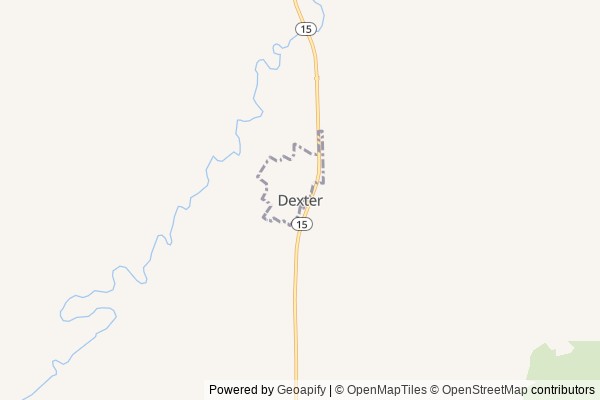 Dexter digital marketing agency - Local SEO in Dexter KS - GeoGrid map of Dexter NY visibility