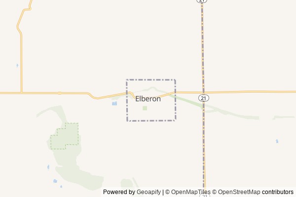 Elberon digital marketing agency - Local SEO in Elberon IA - GeoGrid map of Elberon NY visibility