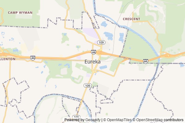 Eureka digital marketing agency - Local SEO in Eureka MO - GeoGrid map of Eureka NY visibility