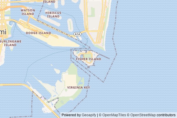 Fisher Island digital marketing agency - Local SEO in Fisher Island FL - GeoGrid map of Fisher Island NY visibility