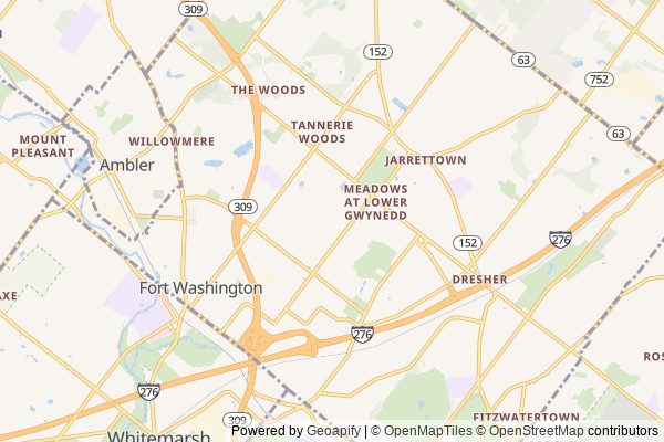 Fort Washington digital marketing agency - Local SEO in Fort Washington PA - GeoGrid map of Fort Washington NY visibility