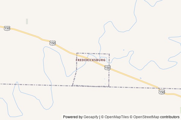 Fredericksburg digital marketing agency - Local SEO in Fredericksburg IN - GeoGrid map of Fredericksburg NY visibility