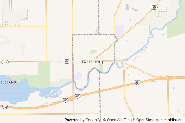 Galesburg digital marketing agency - Local SEO in Galesburg MI - GeoGrid map of Galesburg NY visibility