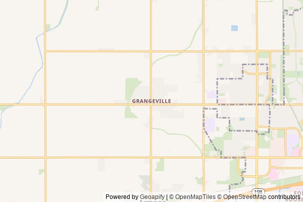 Grangeville digital marketing agency - Local SEO in Grangeville CA - GeoGrid map of Grangeville NY visibility
