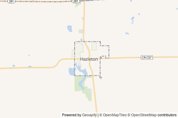 Hazleton digital marketing agency - Local SEO in Hazleton IA - GeoGrid map of Hazleton NY visibility