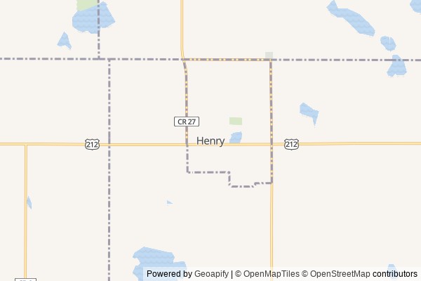 Henry digital marketing agency - Local SEO in Henry SD - GeoGrid map of Henry NY visibility