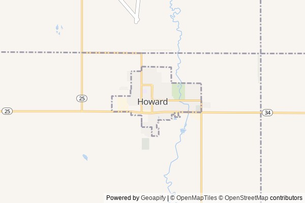 Howard digital marketing agency - Local SEO in Howard SD - GeoGrid map of Howard NY visibility