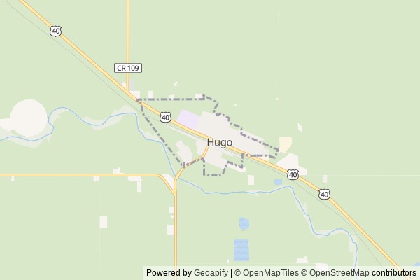 Hugo digital marketing agency - Local SEO in Hugo CO - GeoGrid map of Hugo NY visibility
