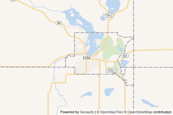 Iola digital marketing agency - Local SEO in Iola WI - GeoGrid map of Iola NY visibility