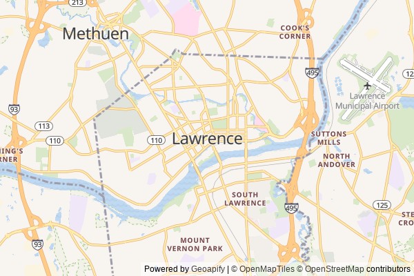 Lawrence digital marketing agency - Local SEO in Lawrence MA - GeoGrid map of Lawrence NY visibility