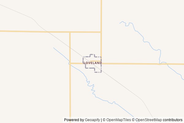 Loveland digital marketing agency - Local SEO in Loveland OK - GeoGrid map of Loveland NY visibility
