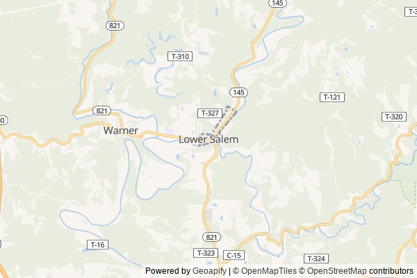 Lower Salem digital marketing agency - Local SEO in Lower Salem OH - GeoGrid map of Lower Salem NY visibility