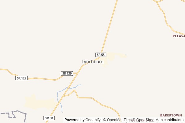 Lynchburg digital marketing agency - Local SEO in Lynchburg TN - GeoGrid map of Lynchburg NY visibility