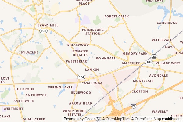 Martinez digital marketing agency - Local SEO in Martinez GA - GeoGrid map of Martinez NY visibility