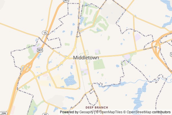 Middletown digital marketing agency - Local SEO in Middletown DE - GeoGrid map of Middletown NY visibility