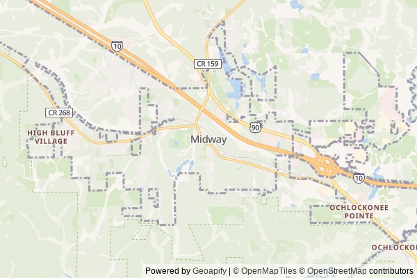 Midway digital marketing agency - Local SEO in Midway FL - GeoGrid map of Midway NY visibility