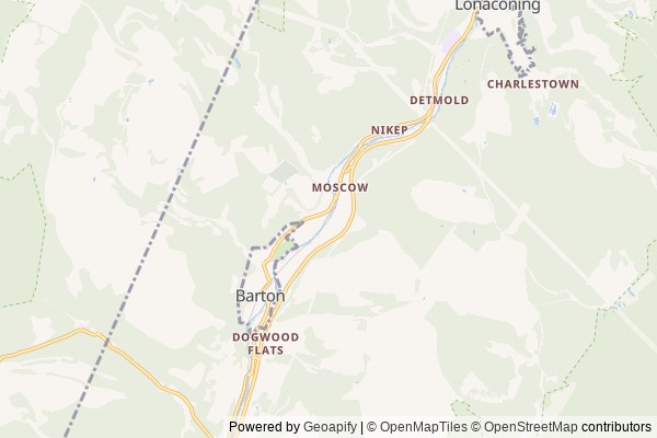 Moscow digital marketing agency - Local SEO in Moscow MD - GeoGrid map of Moscow NY visibility