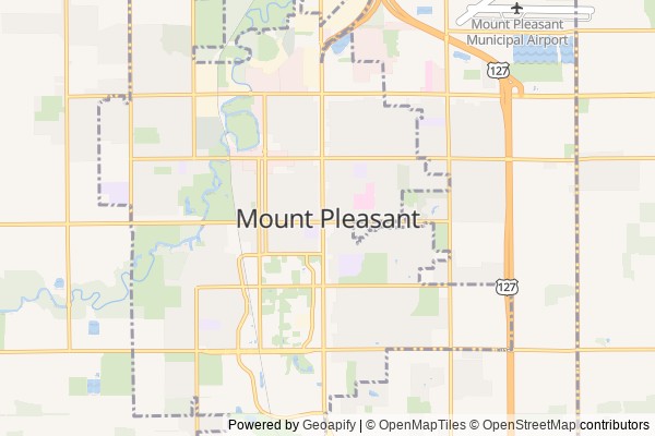 Mount Pleasant digital marketing agency - Local SEO in Mount Pleasant MI - GeoGrid map of Mount Pleasant NY visibility