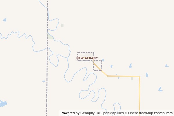 New Albany digital marketing agency - Local SEO in New Albany KS - GeoGrid map of New Albany NY visibility