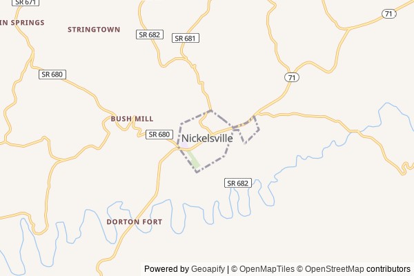Nickelsville digital marketing agency - Local SEO in Nickelsville VA - GeoGrid map of Nickelsville NY visibility