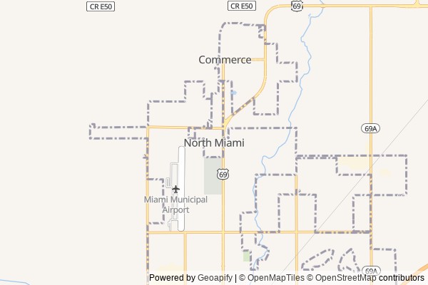North Miami digital marketing agency - Local SEO in North Miami OK - GeoGrid map of North Miami NY visibility