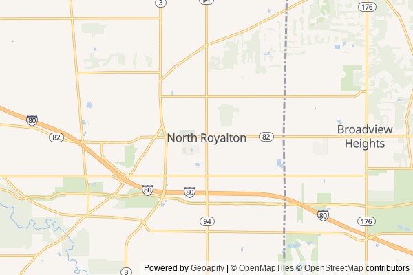 North Royalton digital marketing agency - Local SEO in North Royalton OH - GeoGrid map of North Royalton NY visibility