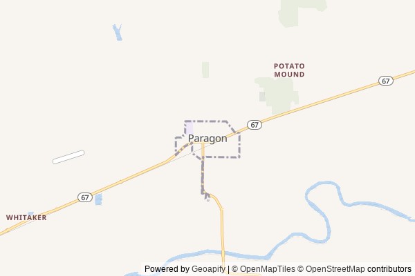 Paragon digital marketing agency - Local SEO in Paragon IN - GeoGrid map of Paragon NY visibility