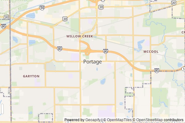Portage digital marketing agency - Local SEO in Portage IN - GeoGrid map of Portage NY visibility