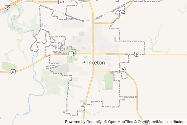 Princeton digital marketing agency - Local SEO in Princeton IL - GeoGrid map of Princeton NY visibility