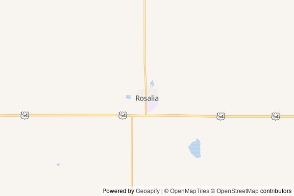 Rosalia digital marketing agency - Local SEO in Rosalia KS - GeoGrid map of Rosalia NY visibility