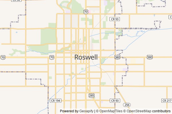 Roswell digital marketing agency - Local SEO in Roswell NM - GeoGrid map of Roswell NY visibility