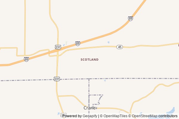 Scotland digital marketing agency - Local SEO in Scotland IN - GeoGrid map of Scotland NY visibility